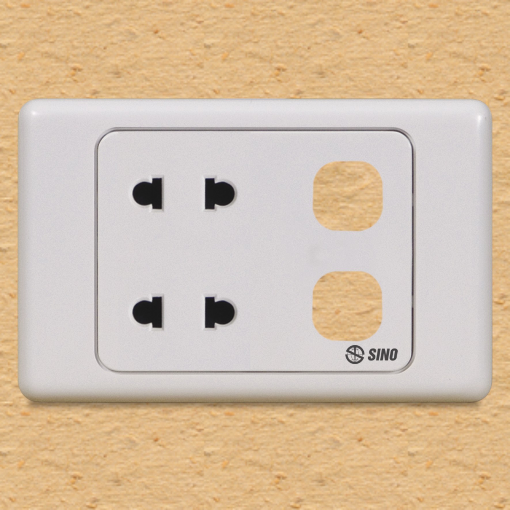 2 ổ 2 lỗ sino